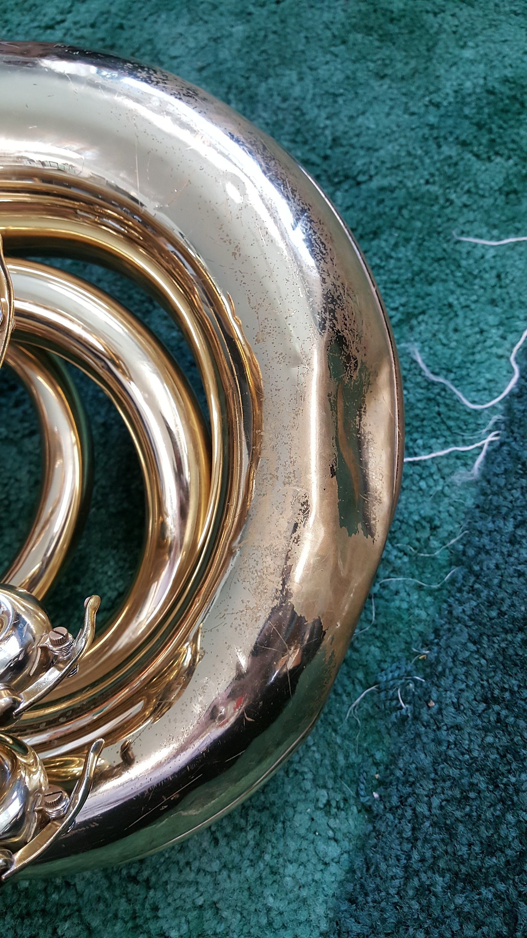 Dented Tuba repair
